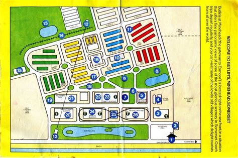 Minehead Map from 1982