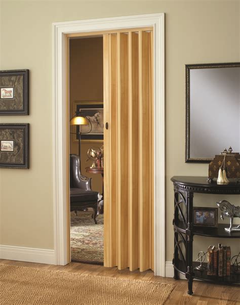 Echo Interior Folding Door with Snap Lock Closure and Quiet Glides