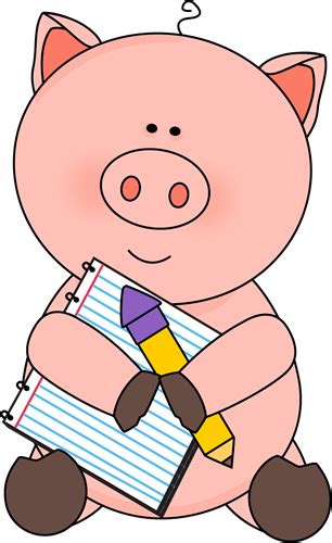 Free pig clip art from mycutegraphics.com | Pig cartoon, Pig clip art, Cute cartoon animals