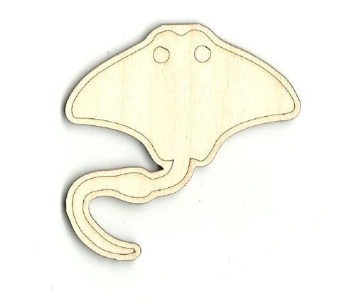 Stingray Manta Ray Laser Cut Out Unfinished Wood Shape Craft - Etsy Canada