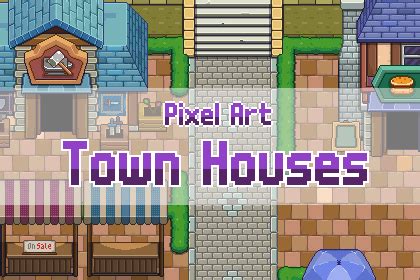 Pixel-Art Houses by DreamyPixelArt