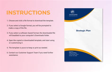 Strategy Document Template in Word, PDF, Google Docs - Download ...