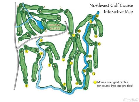 Northwest Golf Course - 18 Hole Course - Layout Map | Course Database