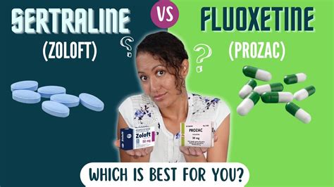 Comparison of Fluoxetine (Prozac) vs Sertraline (Zoloft) - YouTube