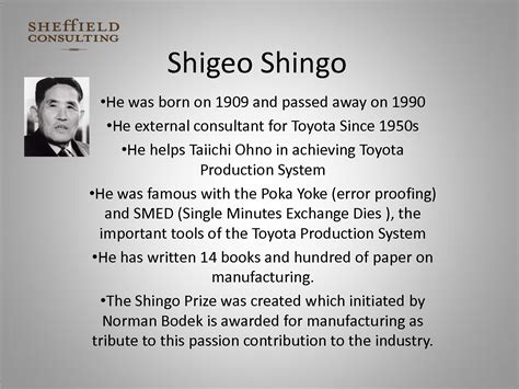 Shigeo Shingo Quotes. QuotesGram