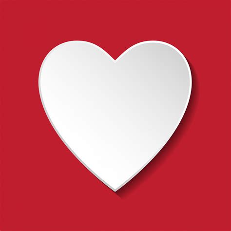 White Heart Red Background Free Stock Photo - Public Domain Pictures