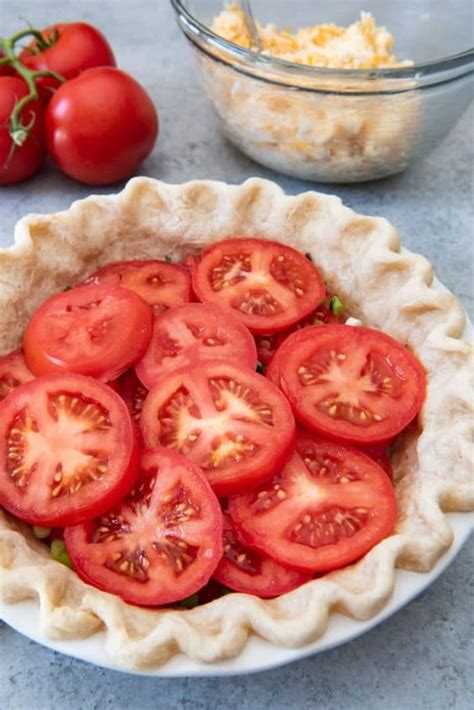 Alabama Tomato Pie - healthy dinner recipe