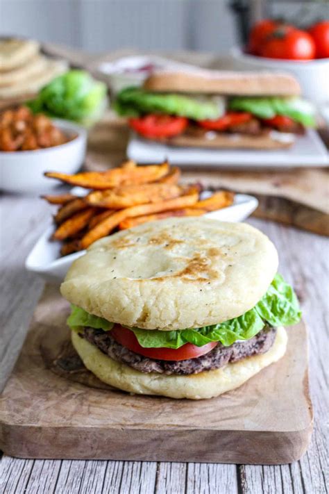Vegan Burger And Fries Recipe (385 Calories, Gluten Free) - Vegan ...