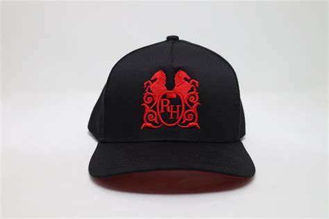 Rancho Humilde Logo Hat Black/Red – Rancho Humilde Store