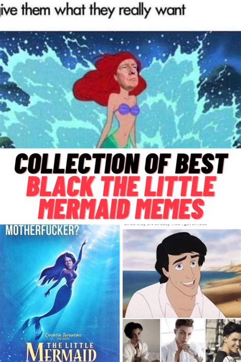 Collection of Black Little Mermaid Memes: Black Ariel Memes