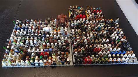 I finally did it - every Star Wars minifigure I own since 1999, all gathered together for the ...