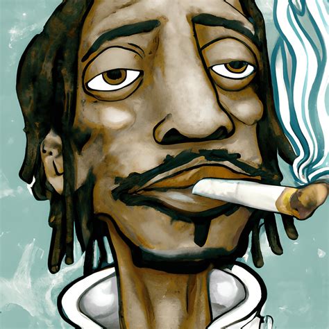 Snoop Dogg Smoking Blunt · Creative Fabrica