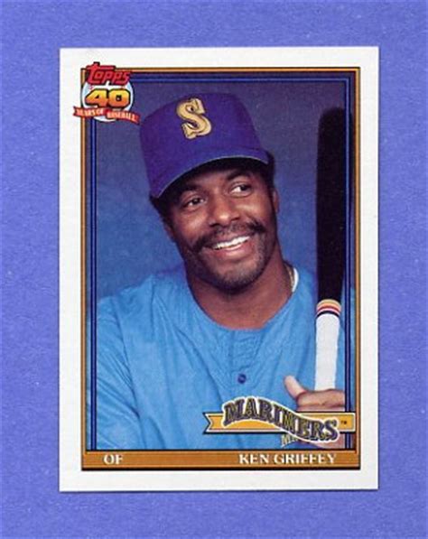 1991 Topps Baseball #465 Ken Griffey Sr. - Seattle Mariners