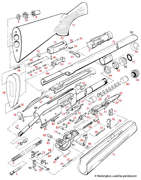 Remington® 11-87 Schematic - Brownells UK