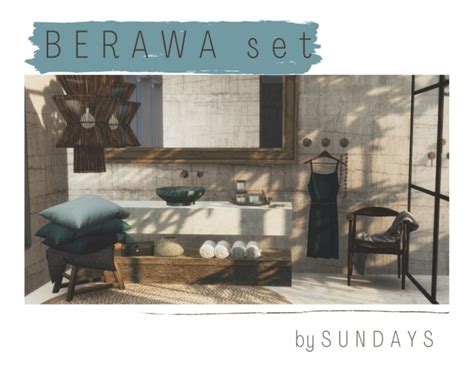 Berawa set at Sundays Sims » Sims 4 Updates