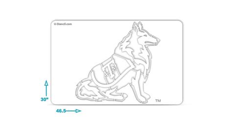 Texas A&M Reveille Stencil - The Tailgater TAMOOS-323 | U-Stencil - A ...