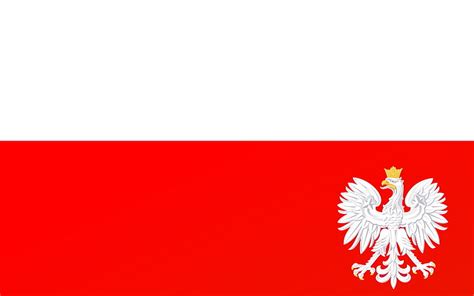 HD wallpaper: Flag of Poland, red, eagle, white, copy space ...