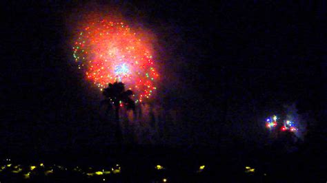 Disneyland Hotel Fireworks - YouTube