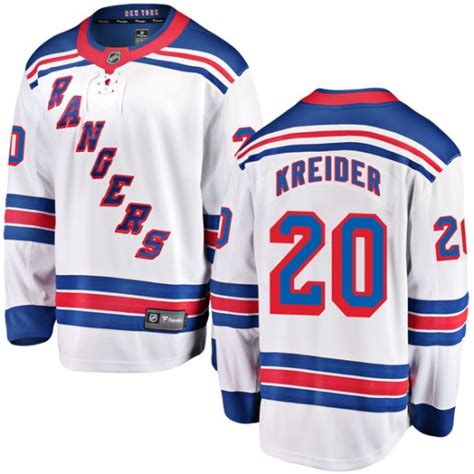 Youth Chris Kreider New York Rangers Fanatics Branded Breakaway White ...