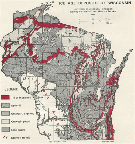 Driftless Area Wisconsin Map | Detailed Map