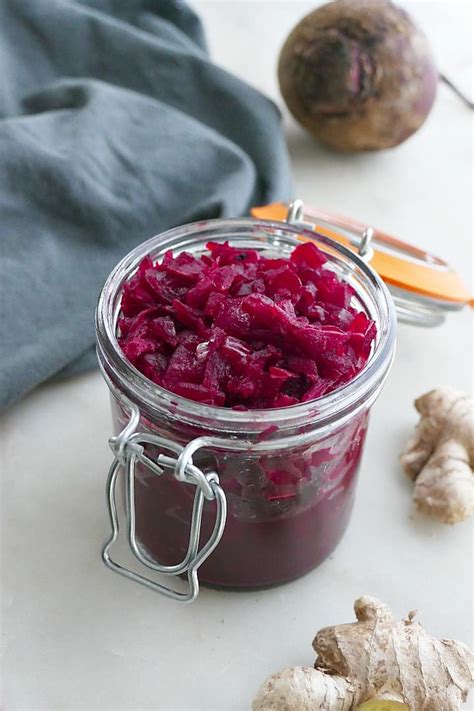 Homemade Beetroot Relish Recipe - It's a Veg World After All®