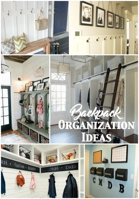 Backpack Organization - The Scrap Shoppe