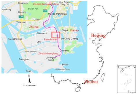 Layout of the Zhuhai-Zhuhai Airport Intercity Railway | Download Scientific Diagram