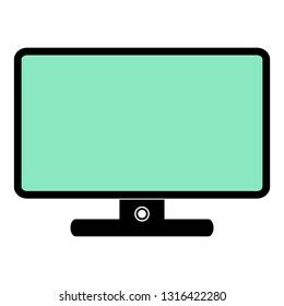 Monitor Icon Modern Tv Icon Stock Vector (Royalty Free) 1316422280 ...