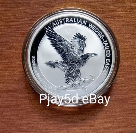 2023 AUSTRALIAN WEDGE Tailed Eagle 1oz Silver Bullion coin in capsule Perth Mint £39.99 ...