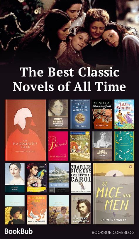 The Best Classic Novels of All-Time, According to Readers | Book club books, Top books to read ...