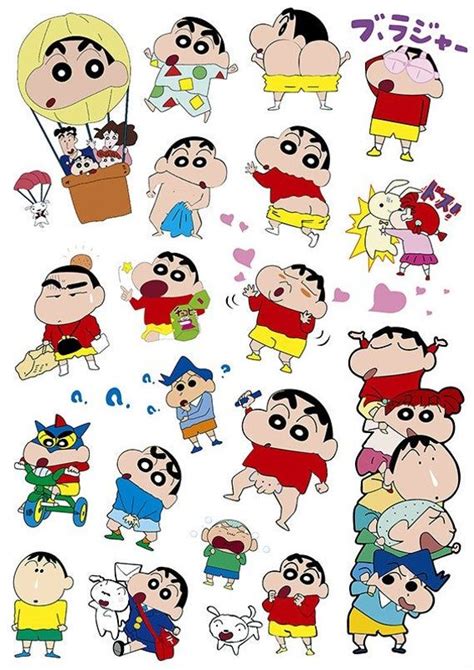 Crayon Shin-chan Stickers Laptop Suitcase Stickers Skateboard Stickers ...