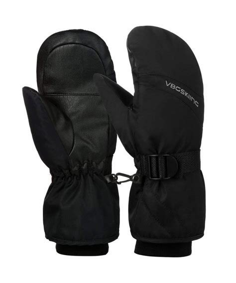 Mittens Waterproof Snowboard - Black - CL18HZOZ3LZ