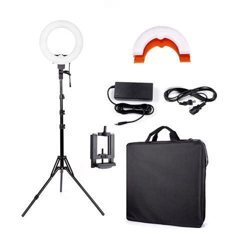 Ktaxon 180pcs LED Ring Light w/ Stand Dimmable 5500K Light Kit for ...