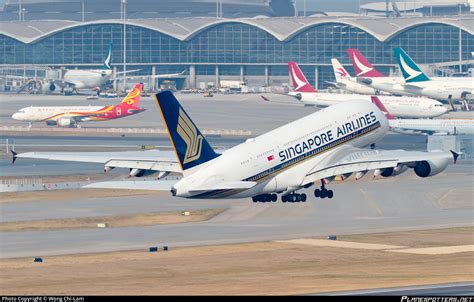 9V-SKZ Singapore Airlines Airbus A380-841 Photo by Wong Chi Lam | ID ...