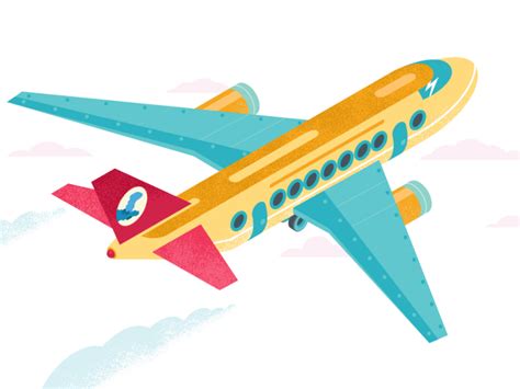 Airplane by keepa on Dribbble