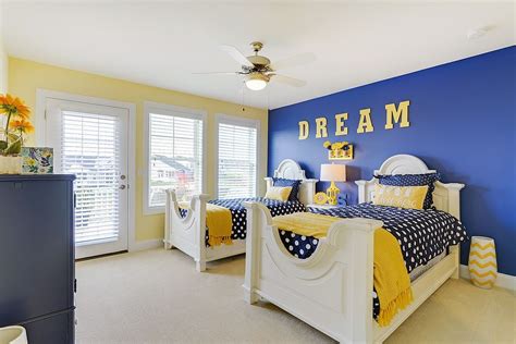 Blue And Yellow Bedroom Paint Ideas