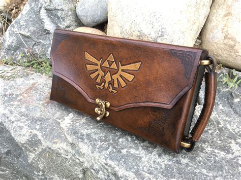 Leather switch case for a Nintendo switch and accessories