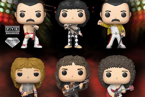 Freddie Mercury Gets Half of Queen's New Funko Pop! Series