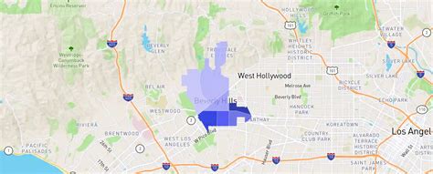 Beverly Hills Zip Code Map - Guinna Hyacinthia