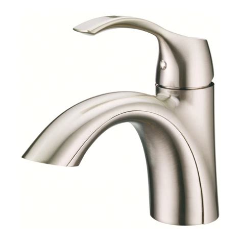 Danze Antioch Brushed Nickel 1-Handle Single Hole WaterSense Bathroom Sink Faucet with Drain at ...