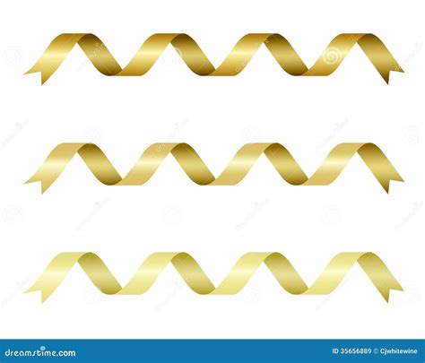 Curled ribbon stock vector. Illustration of weave, pattern - 35656889