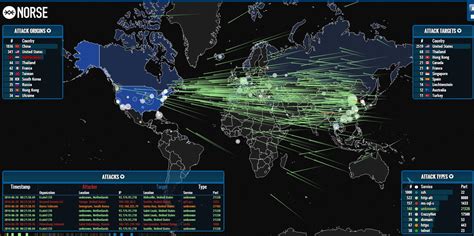 This cyber attack map shows what happened just before today's facebook ...