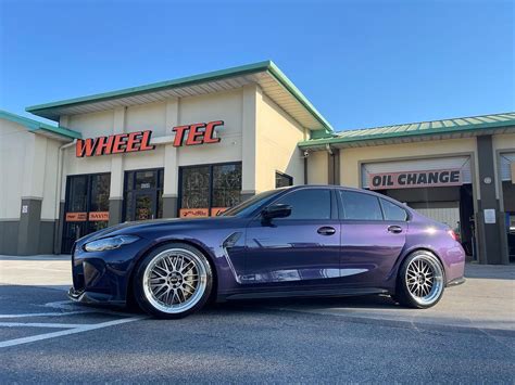 BMW M3 G80 Purple BBS LM Wheel | Wheel Front