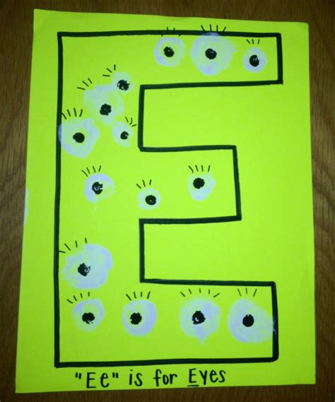 Letter E Craft Printable