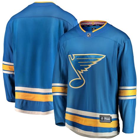 Men's St. Louis Blues Fanatics Branded Blue Alternate Breakaway Jersey