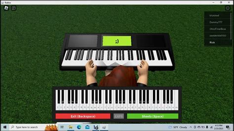 Erika On Roblox Piano Easy! (Sheets in Description) - YouTube