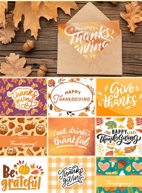 DIY Thanksgiving Cards - Handmade and Printable Thanksgiving Card Ideas