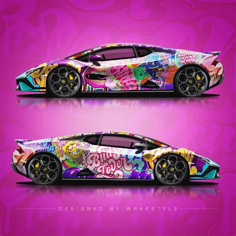 Lamborghini Huracan Tecnica - Pop Art Design | WrapStyle