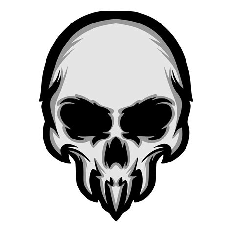 Skull illustration mascot logo 25264510 Vector Art at Vecteezy