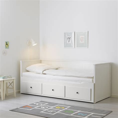 HEMNES White Daybed Frame with 3 Drawers - Popular - IKEA